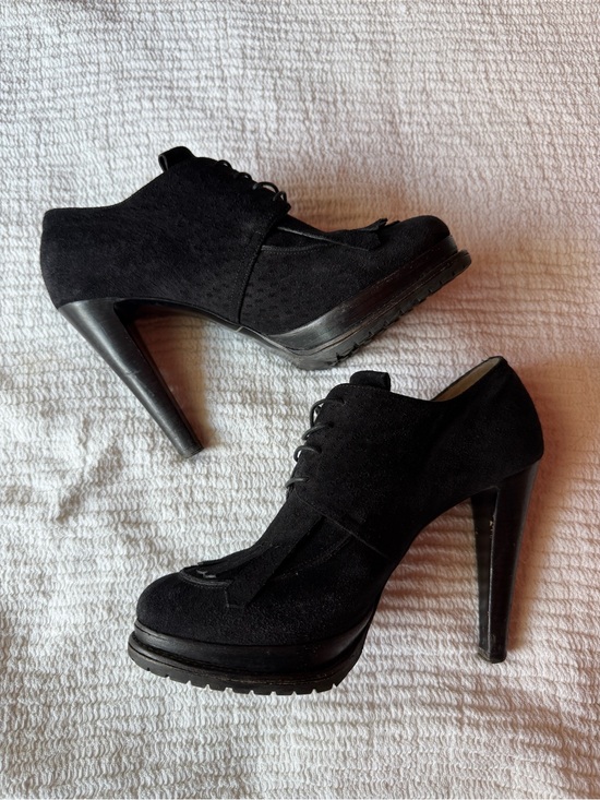 Giorgio Armani Shoes - Rare Vintage Giorgio Armani Black Label Platform Oxford Heels
